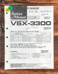 Pioneer VSX-3300 Receiver Service Manual *original*. Fixed Price $14.97.