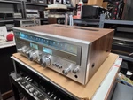 Sansui G-3500 Receiver, Nice Cool White Kit Installed And Serviced. Fixed Price $450.00.