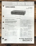 Sony STR-AV210 STR-AV310 Receiver Service Manual *original*. Fixed Price $14.97.