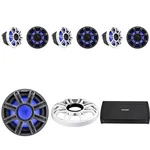 Kicker Premium Marine Audio System 51MSC654 6.5" Speakers (6 Total) & 10" W.... Fixed Price $2649.94.