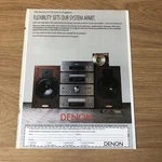 GRAM30 Magazine Advert 11X8 The Denon D-F10 Mini Hi-fi System. Fixed Price $12.10.