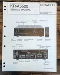 Kenwood KR-A5520 Receiver Service Manual *original*. Fixed Price $19.97.