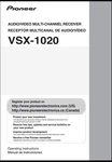 Pioneer VSX-1020 Receiver Owners Manual, Users, Operating. Fixed Price $19.95.