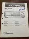 Sherwood RV-6030R Stereo A/v Prologic Receiver Original Service Repair Manual. Fixed Price $24.94.