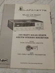 Lafayette LR-1000T Receiver Service Manual Original. Fixed Price $49.99.