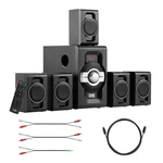 Acoustic Audio 5.1 Bluetooth 6 Speaker System Home Theater Surround Sound New. Fixed Price $88.88.