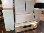 Onkyo HT-R410 Am-fm Stereo Receiver With Original Surround Sound Speakers. Fixed Price $65.00.