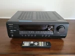 Onkyo HT-R340 5.1 Ch Av Home Theater Surround Sound Receiver W/ Remote Bundle. Fixed Price $85.00.