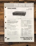Sony STR-AV210 STR-AV310 Receiver Service Manual *original*. Fixed Price $14.97.