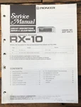 Pioneer RX-10 Receiver Service Manual *original*. Fixed Price $14.97.