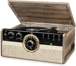 Victrola The Empire Mid-century 6-IN-1 Turntable (farmhouse Walnut) VTA-270B-FNT. Fixed Price $103.49.