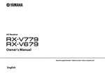 Yamaha RX-V779 RX-V679 Receiver Owners Manual. Fixed Price $22.24.