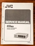 Jvc R-X80 Receiver Service Manual *original*. Fixed Price $19.97.