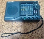 Sony ICF-SW22 9BANDS FM/SM1-7/MW World Receiver Radio Black DC3V. Fixed Price $121.50.