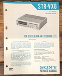 Sony STR-VX6 Receiver Service Manual *original*. Fixed Price $24.97.