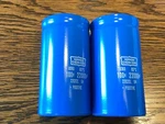 New 22000 Uf 100V Chemi-con Capacitors Fisher RS-1080 Main Filter Exact Fit. Fixed Price $80.00.