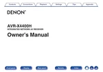 Denon AVR-X4400H Receiver Owners Manual. Fixed Price $22.24.