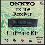 Onkyo TX-108 Receiver Ultimate Upgrade Kit Genuine Parts Restoration. Fixed Price $199.95.