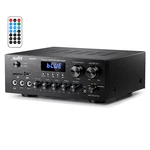 Moukey MAMP1 Stereo Receiver With Bluetooth 400W 2 Channel Power Audio Amplifier. Fixed Price $77.81.