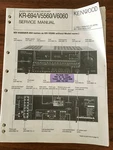 Kenwood KR-694 KR-V5560 KR-V6060 Receiver Service Manual *original*. Fixed Price $17.89.