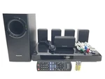 Panasonic SA-PT480 Dvd 5.1 Home Theater Sound System 6 Speakers W/remote Tested. Fixed Price $225.00.