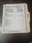 Sharp CD-C4000,C4000C,CP-C4000 Service Manual Original Repair Book Sound System. Fixed Price $49.99.