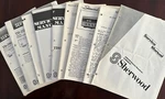 Sherwood Service Manuals Originals. Fixed Price $19.99.