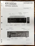 Kenwood KR-A5520 Receiver Service Manual *original*. Fixed Price $14.97.