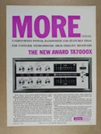 1964 Harman Kardon Award TA-7000X Stereo Receiver Vintage Print Ad. Fixed Price $9.99.