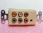 Audio Authority Model 9879 Dual Cat 5 Hdtv Connection Plate, Sigle Gang Receiver. Fixed Price $29.99.