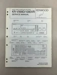 Kenwood KR-V999D 1090VR Original Service Manual Free Shipping. Fixed Price $14.00.