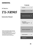 Onkyo TX-NR905 Tuner Owners Manual. Fixed Price $22.24.