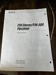 Sony STR-GX67ES STR-GX57ES Manual Stereo Fm-am Surround Sound Receiver 1991. Fixed Price $12.00.