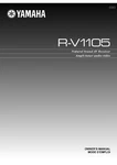 Yamaha R-V1105 Receiver Owners Manual. Fixed Price $22.24.