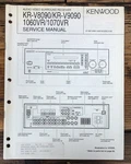 Kenwood KR-V8090 -V9090 -1060VR -1070VR Receiver Service Manual *original*. Fixed Price $19.97.