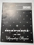 Marantz Model SR560 Stereophonic Receiver Service Manual Original Vintage Oem. Fixed Price $23.99.