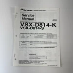 Pioneer Service Manual Audio/video Multi-channel Receiver VSX-D814-K RRV2957. Fixed Price $19.99.