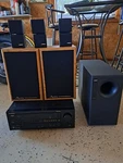 Home Theater Sound System: Pioneer Tuner, Bose & Infinity Speakers. Fixed Price $250.00.