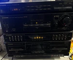 Pioneer RX-530 Fm/am Digital Synthesizer W/ Double Cassette Deck Receiver. Fixed Price $127.77.