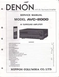 Original Denon AVC-2000 Service Manual. Fixed Price $15.00.