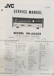 Jvc Nivico VR-5535X Am/fm Stereo Receiver System Service Manual. Fixed Price $18.00.
