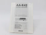 Akai AA-R42 Stereo Receiver Service Manual (original). Fixed Price $20.00.