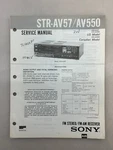 Sony STR-AV57 AV550 Original Service Manual Free Shipping. Fixed Price $14.00.