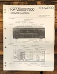 Kenwood KA-V5500 KA-V7500 Amplifier Service Manual *original*. Fixed Price $19.97.