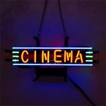 Cinema Theater Show Movie Music Drama 14" Neon Light Sign Lamp Wall Decor Glass. Fixed Price $78.08.
