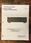 Harman Kardon Hk PA2200 PA-2200 Amplifier Service Manual *original*. Fixed Price $24.97.