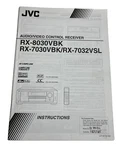 Jvc RX-8030VBK RX-7030VBK/RX-7032VSL Instructions Original D1343. Fixed Price $19.99.