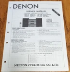 Denon D-F10RC Component System Service Manual Original. Fixed Price $9.50.