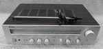 Yamaha Receiver Stereo R-300 Natural Sound Silver Face Wood Cabinet. Fixed Price $199.99.