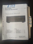 Harman/kardon AVR30 Service Manual Original Repair Book Audio & Video Receiver. Fixed Price $49.99.